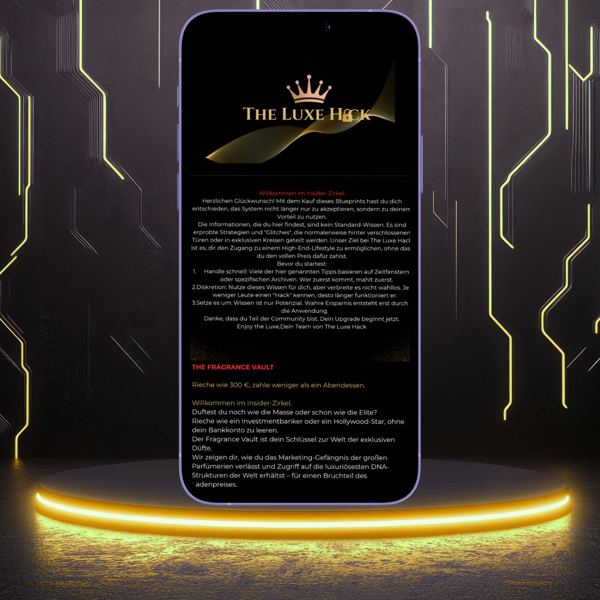 Fragrance Vault: Digitaler Style Guide