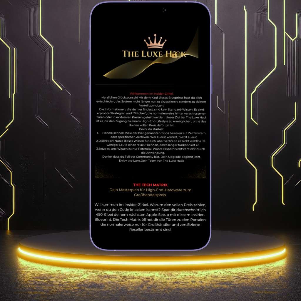 Tech Matrix: Der Technik-Spar-Guide