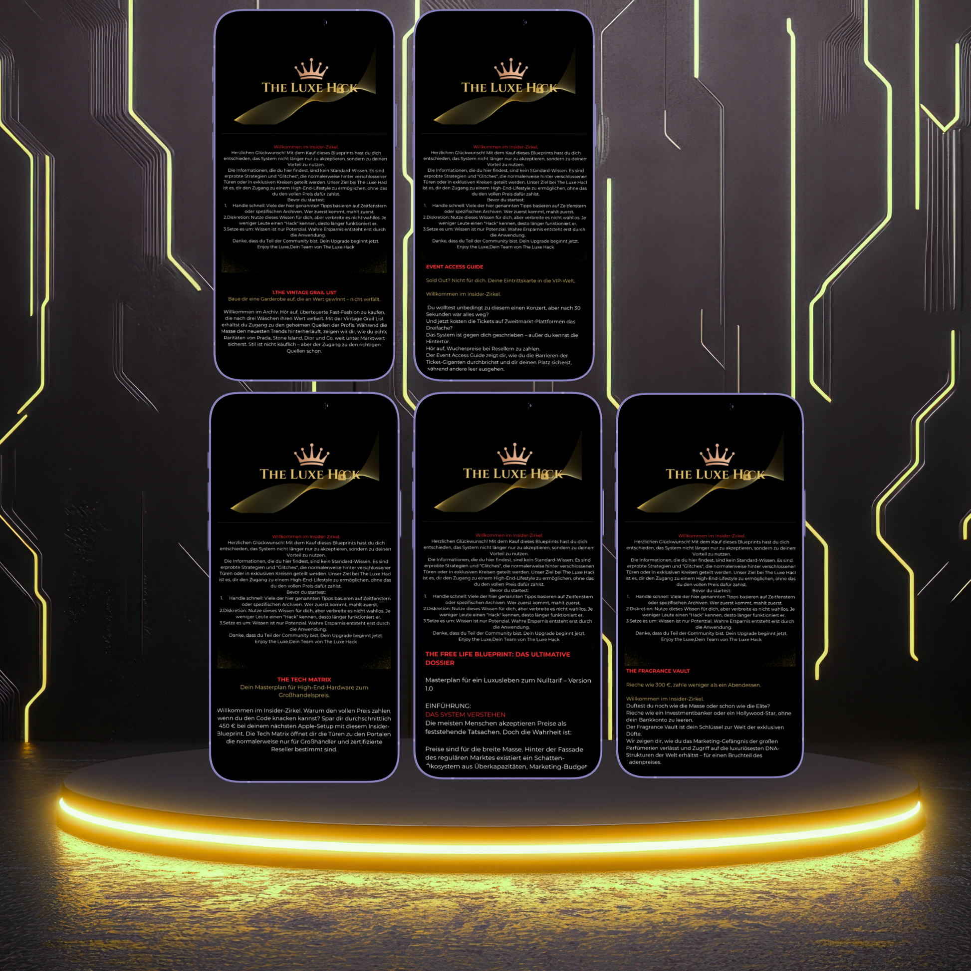 The Luxe Hack: Complete Archive — Alle 5 Guides